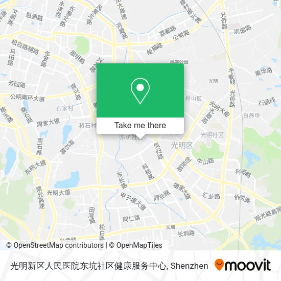 光明新区人民医院东坑社区健康服务中心 map