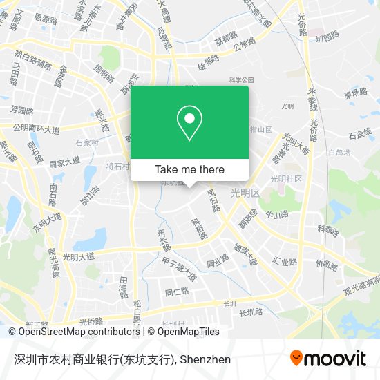 深圳市农村商业银行(东坑支行) map