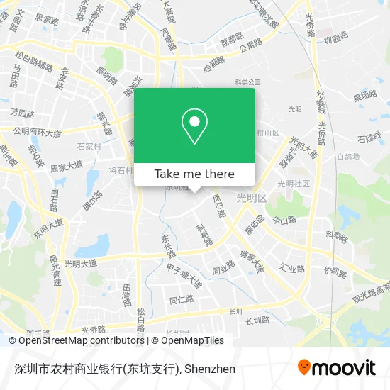 深圳市农村商业银行(东坑支行) map