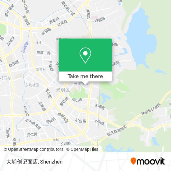 大埔创记面店 map