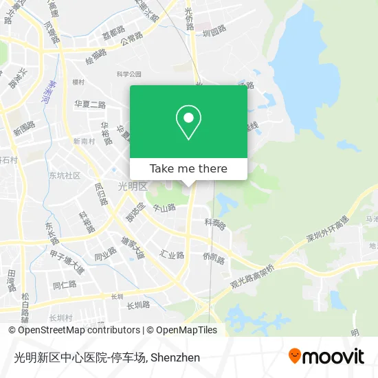 光明新区中心医院-停车场 map
