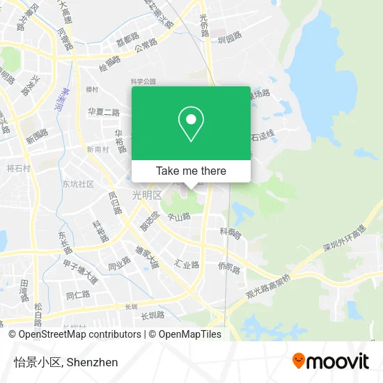 怡景小区 map