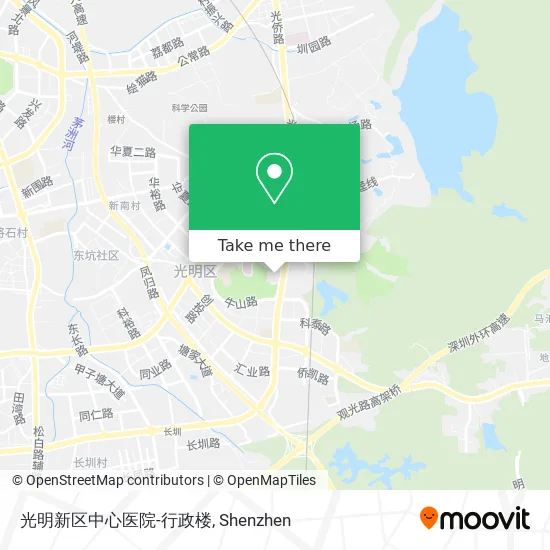 光明新区中心医院-行政楼 map