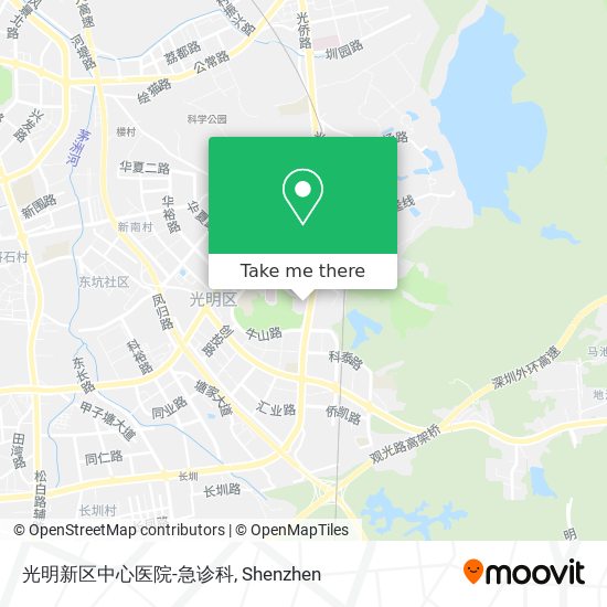 光明新区中心医院-急诊科 map
