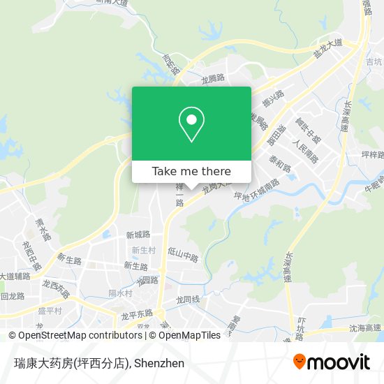 瑞康大药房(坪西分店) map