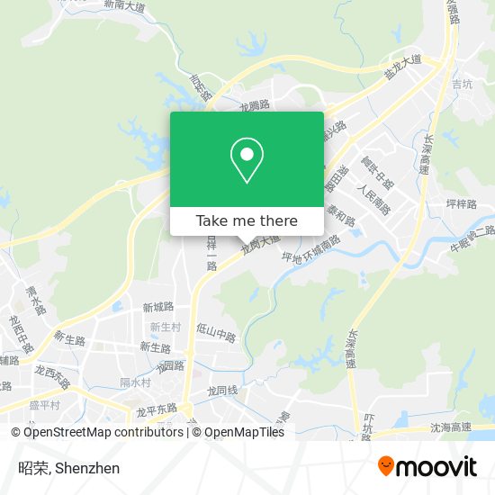 昭荣 map
