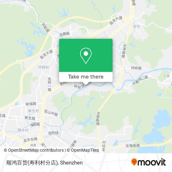 顺鸿百货(寿利村分店) map