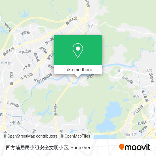 四方埔居民小组安全文明小区 map