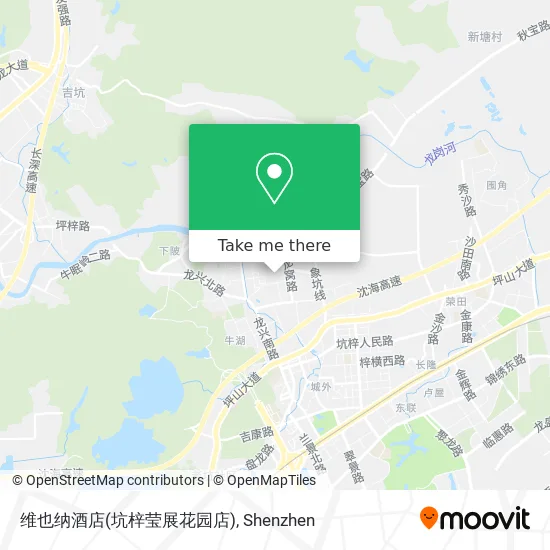 维也纳酒店(坑梓莹展花园店) map