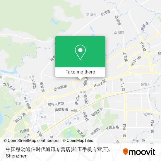 中国移动通信时代通讯专营店(雄玉手机专营店) map