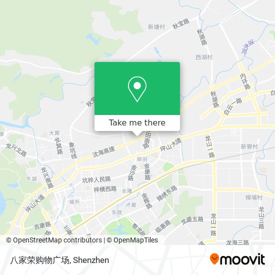 八家荣购物广场 map