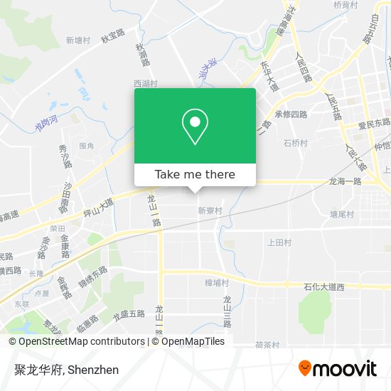 聚龙华府 map