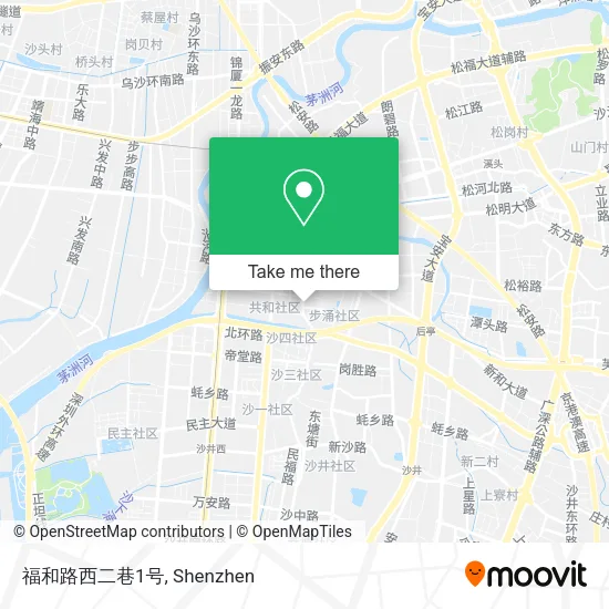 福和路西二巷1号 map