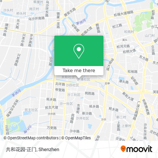 共和花园-正门 map