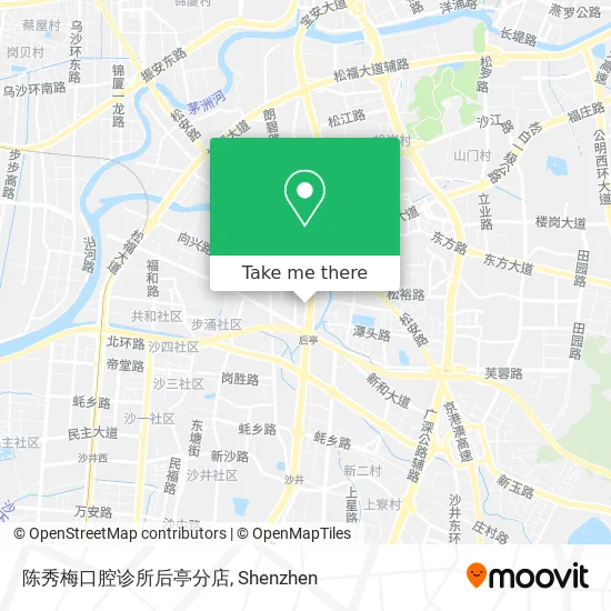 陈秀梅口腔诊所后亭分店 map
