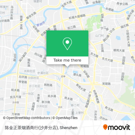 陈金正茶烟酒商行(沙井分店) map