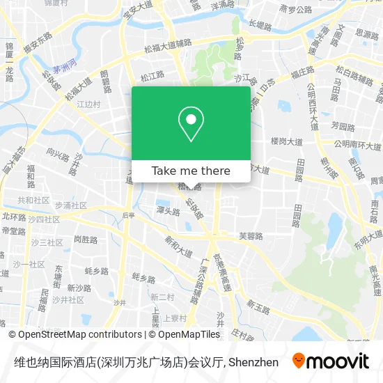 维也纳国际酒店(深圳万兆广场店)会议厅 map