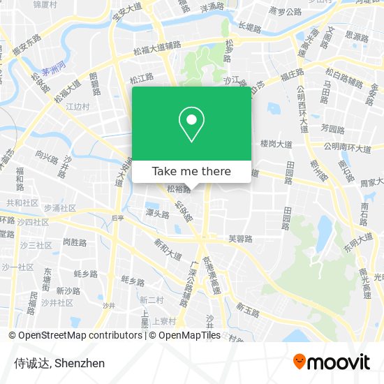 侍诚达 map
