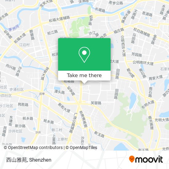 西山雅苑 map