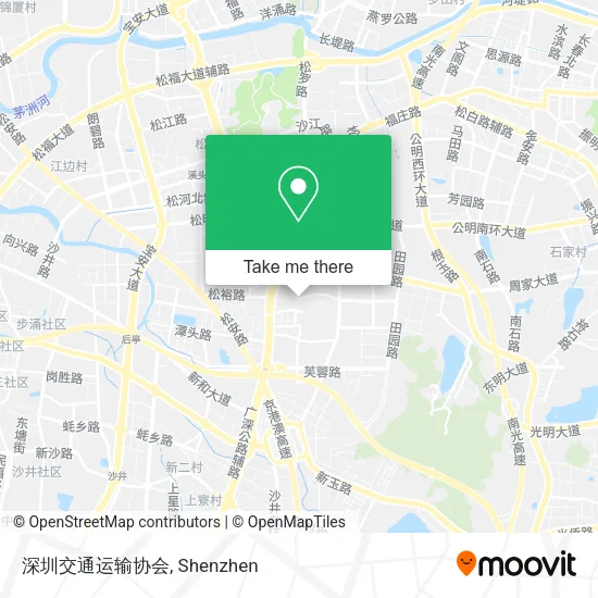 深圳交通运输协会 map