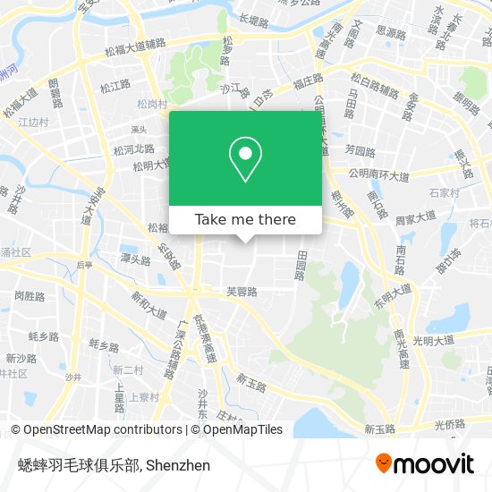 蟋蟀羽毛球俱乐部 map