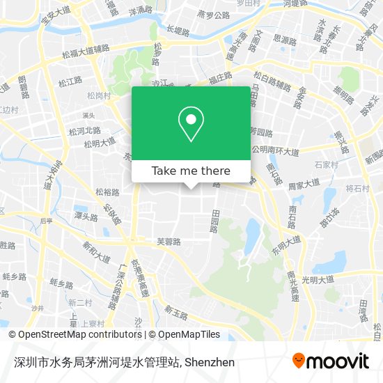 深圳市水务局茅洲河堤水管理站 map