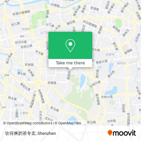 饮得爽奶茶专卖 map