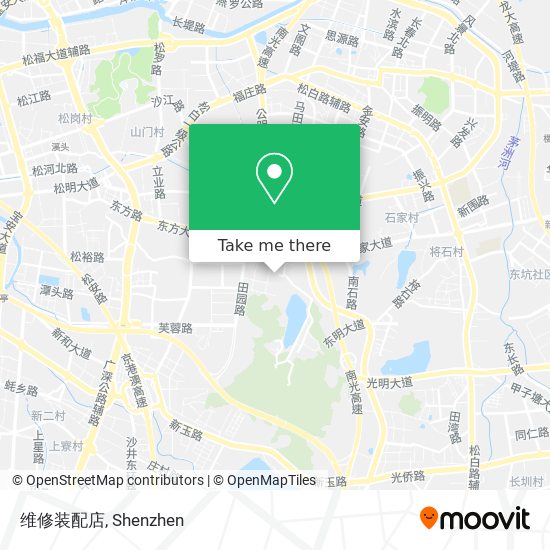 维修装配店 map