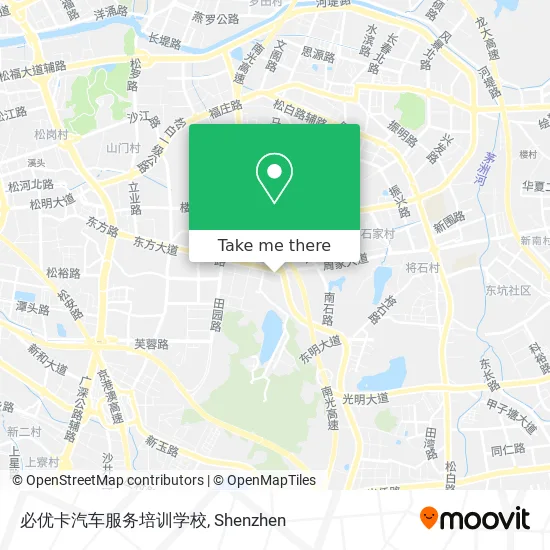 必优卡汽车服务培训学校 map