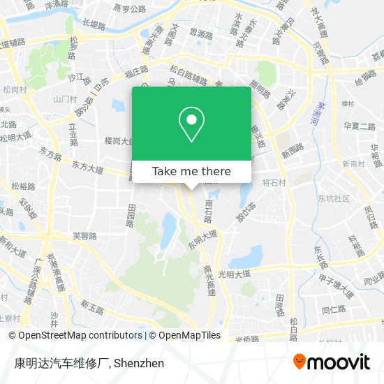 康明达汽车维修厂 map