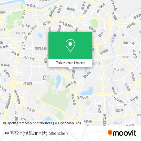 中国石油(悦凯加油站) map
