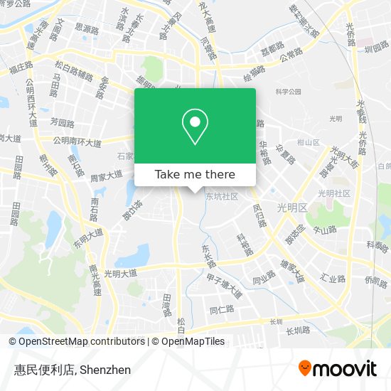 惠民便利店 map