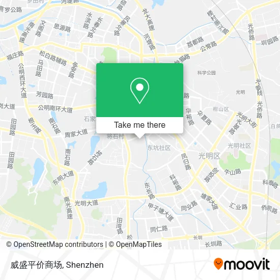 威盛平价商场 map