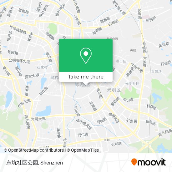 东坑社区公园 map