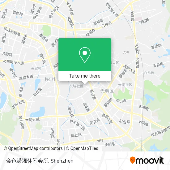 金色潇湘休闲会所 map