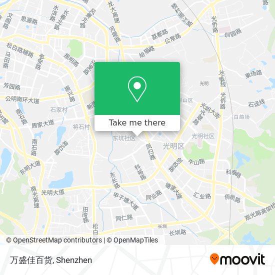 万盛佳百货 map