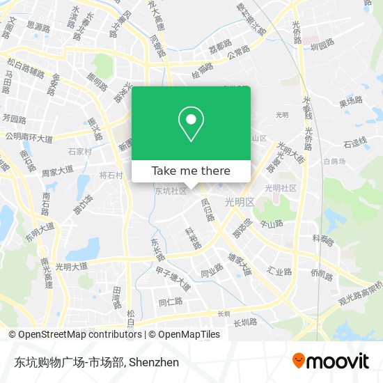 东坑购物广场-市场部 map