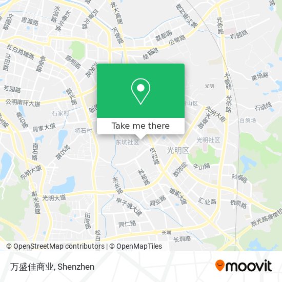 万盛佳商业 map