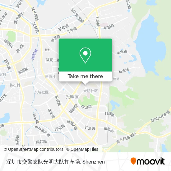 深圳市交警支队光明大队扣车场 map