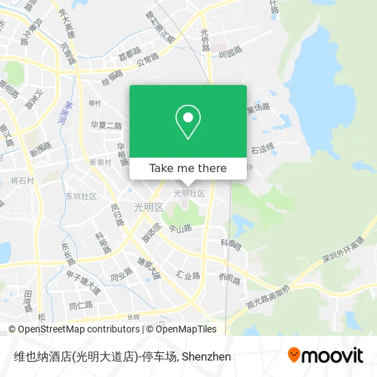 维也纳酒店(光明大道店)-停车场 map