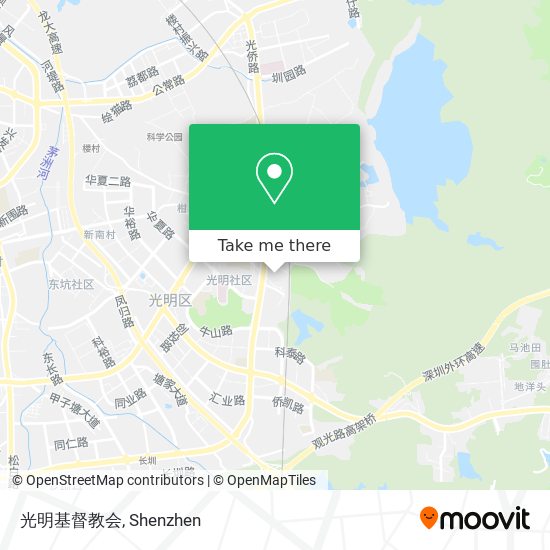 光明基督教会 map