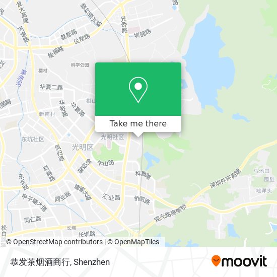 恭发茶烟酒商行 map
