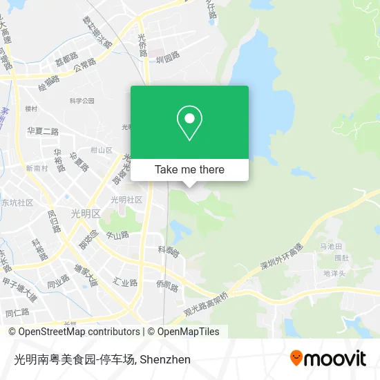 光明南粤美食园-停车场 map