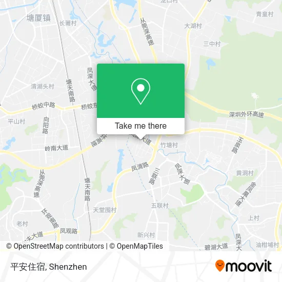 平安住宿 map