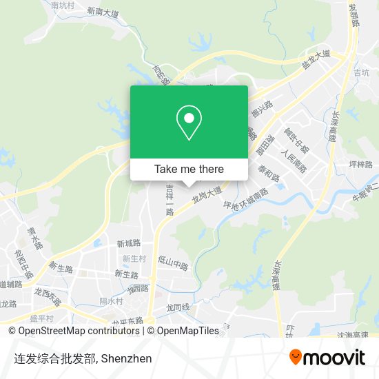 连发综合批发部 map