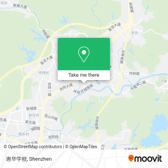 惠华学校 map