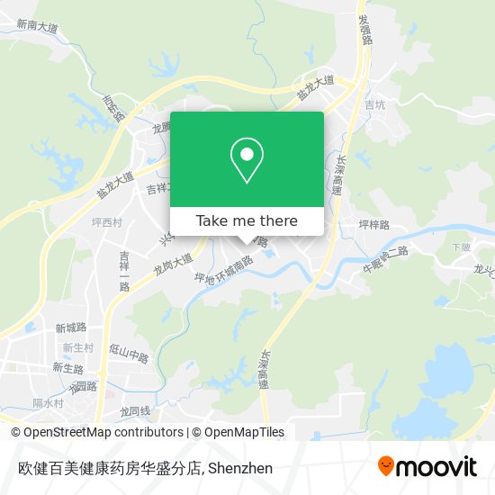 欧健百美健康药房华盛分店 map