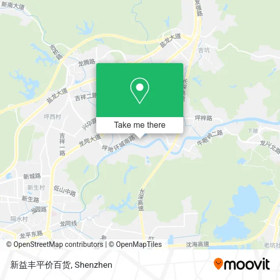 新益丰平价百货 map