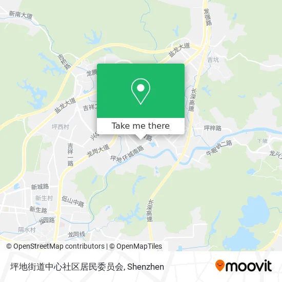 坪地街道中心社区居民委员会 map