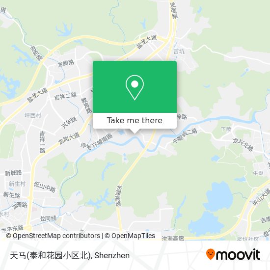 天马(泰和花园小区北) map